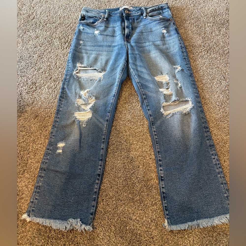 KanCan Classic Blue Capri Denim Jeans